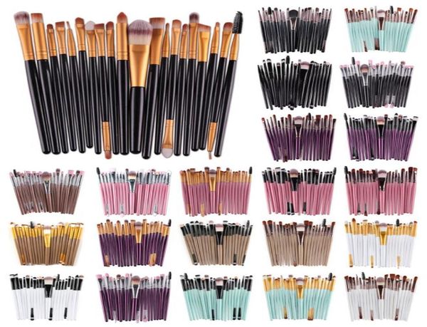 12setslot 20 pcs brand 20pc makeup brushes professional cosmetic brush set with nature contour powder cosmetics brush makeup 8086478